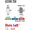 High Peak Action 250 sacco a pelo (blu/blu scuro)