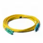 EFB Elektronik ECOFIBER cavo patch duplex LC-SC/APC OS2 G652D, 5 m, LSZH 2 mm, giallo (O0362.5)