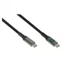 Good Connections cavo di ricarica e dati USB 2.0 100W con display digitale USB-C a USB-C 1m nero
