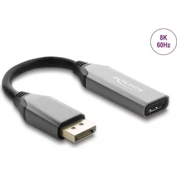 Delock adattatore attivo DisplayPort 1.4 to HDMI 8K con funzione HDR