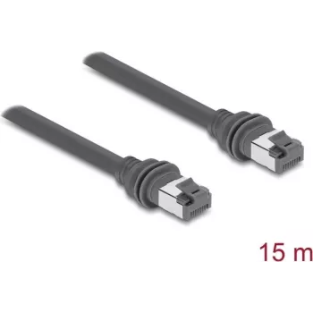 Delock cavo patch RJ45 Cat.6 compatibile con Starlink Gen3 - 15 m grigio (90667)