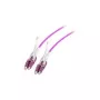EFB Elektronik jumper duplex LC-LC OM4 0,5m con linguetta push/pull, polarità intercambiabile