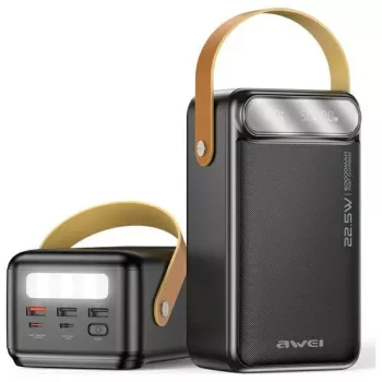 AWEI PowerBank P101K 60000mAh 22,5W nero
