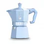 Bialetti MOKA EXCLUSIVE caffettiera per piano cottura 3 tazze azzurro (9061)