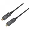 Equip cavo ottico attivo (AOC) USB-C 3.2 su USB-C 8K 60W PD 10m nero