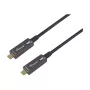 Equip cavo ottico attivo (AOC) USB-C 3.2 su USB-C 8K 60W PD 10m nero