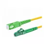 EFB-Elektronik cavo patch in fibra ottica simplex LC/APC su SC OS2 G.657.A2 1m 3,0mm giallo 9/125µm