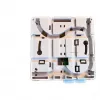 EFB Elektronik scatola FTTH per 4 accoppiatori SC-S o LC-D 80x80 con guida cavi, versione termorestringente