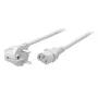 EFB Elektronik cavo di alimentazione Schuko 90° su C13 180° bianco 1,8 m 3x0,75 mm²