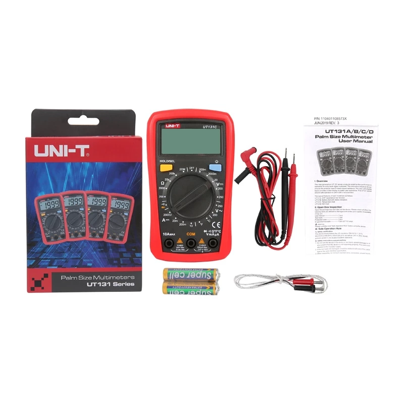 Uni-T UT131C multimetro digitale palmare