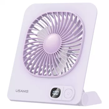 USAMS ZB363 Ventilatore da Tavolo Magnetico Viola