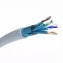 EXTRALINK Cavo Twisted Pair CAT6A F/FTP Indoor 50m Grigio