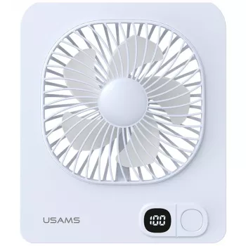 USAMS ZB363 Ventilatore da Tavolo Magnetico Bianco