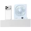 USAMS ZB363 Ventilatore da Tavolo Magnetico Bianco