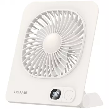 USAMS ZB363 Ventilatore da Tavolo Magnetico Bianco