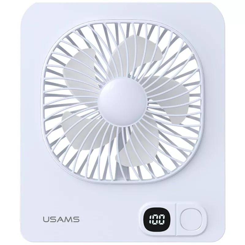 USAMS ZB363 Ventilatore da Tavolo Magnetico Blu