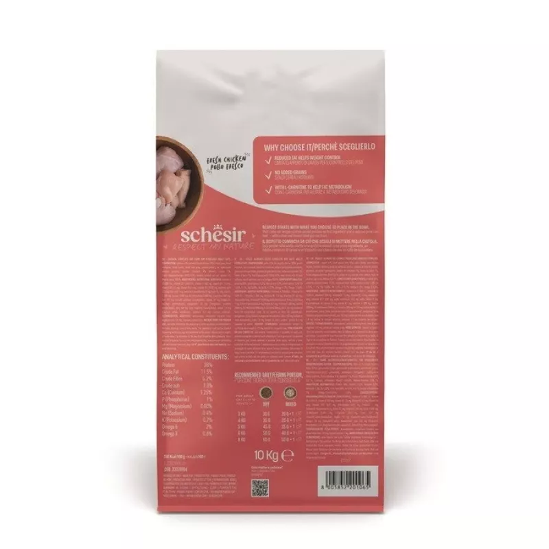 SCHESIR Sterilized Bogata cibo secco per gatti 10kg