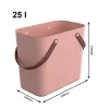Rotho Multibag Albula Style 25L scatola contenitore, Meadow Rose