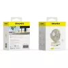 AWEI F45 mini ventilatore da tavolo con clip, 1200mAh, bianco