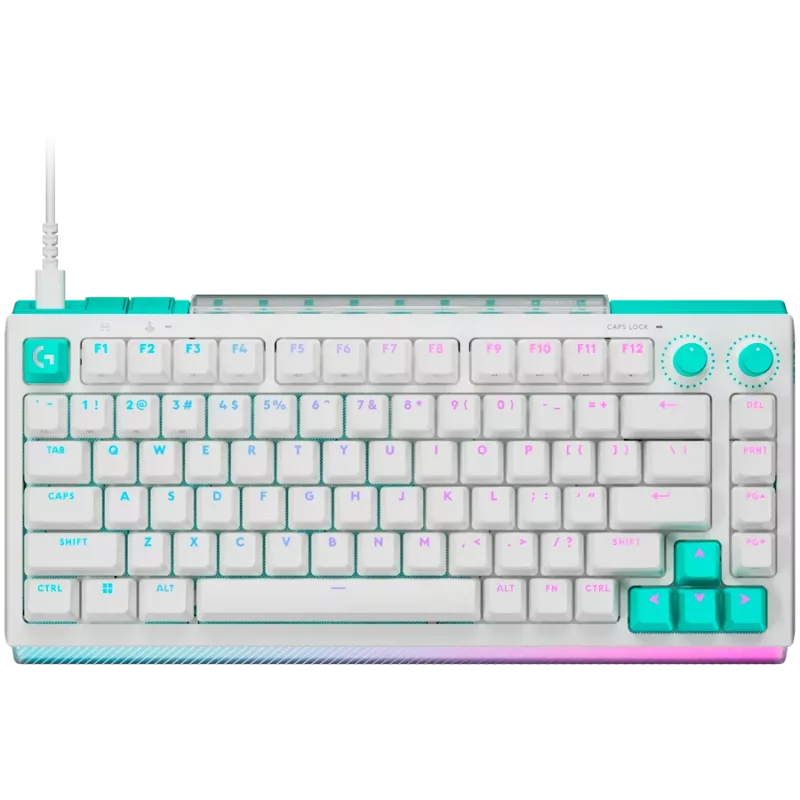 Logitech G512 X 75 tastiera meccanica da gaming - bianco - US International - USB con filo