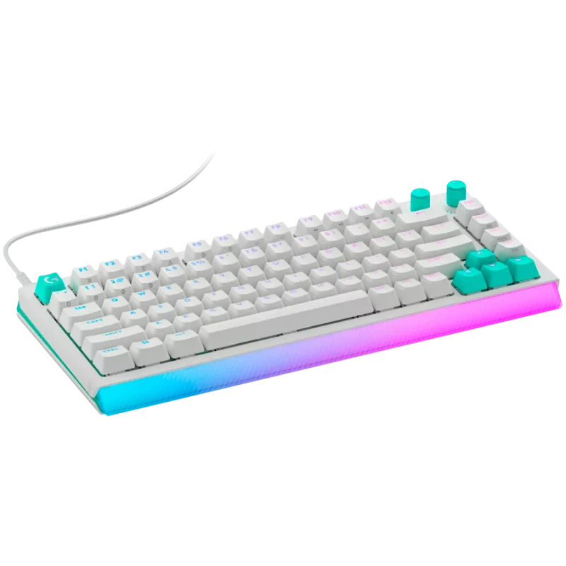 Logitech G512 X 75 tastiera meccanica da gaming - bianco - US International - USB con filo