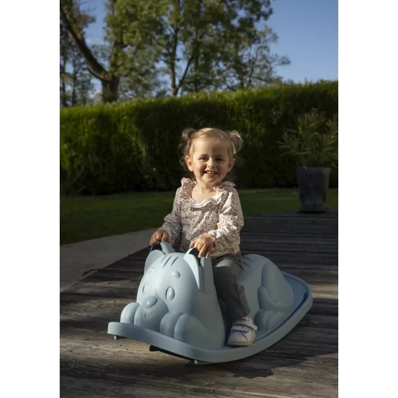 Smoby Rocker Cat Blue sedia a dondolo per bambini
