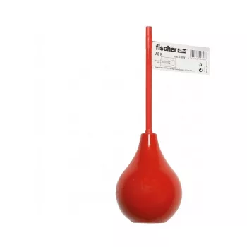 Fischer Blow-out Pump Small AB K (530881) - pompa manuale a sfera in gomma per pulizia fori, max. 20 mm di diametro