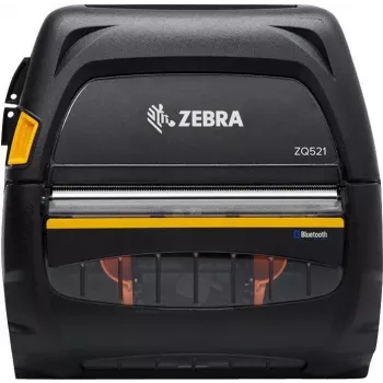 Zebra ZQ521 Stampante mobile a trasferimento termico - 203 dpi, 127 mm/s, USB 2.0, Bluetooth 4.1, NFC, strappo, batteria standard