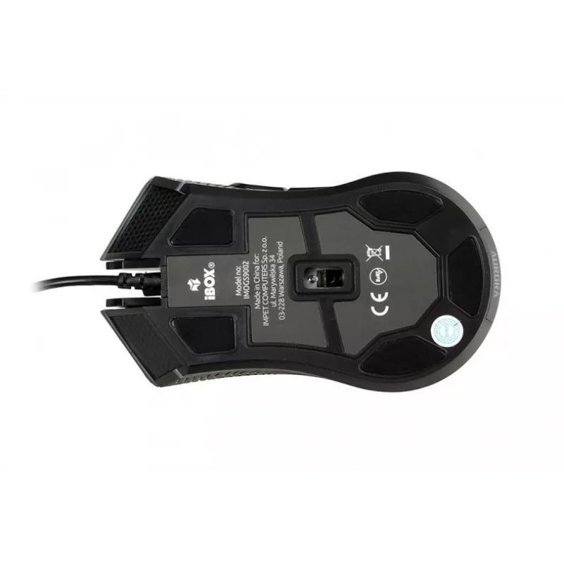 iBox AURORA A-3 Mouse gaming USB ottico 6200 DPI nero