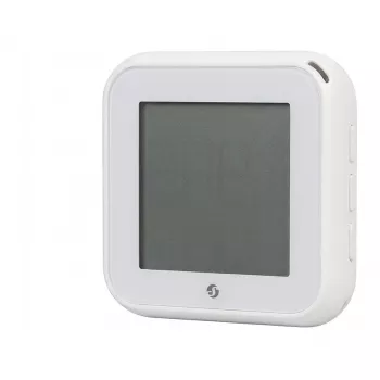 Shelly BLU H&T Display ZB Sensore di temperatura e umidità con display e-paper, Zigbee 3.0, Bluetooth 5.0, bianco
