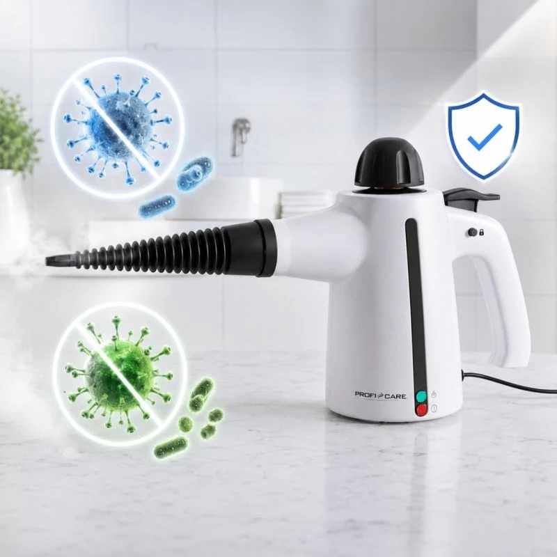 PROFICARE PC-DR 3145 Pulitore a vapore, 1000 W, 250 ml, 3,5 bar