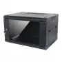 ALLNET Case da parete 19 pollici 6U monoblocco 600mm profondità nero smontato come kit SMA-Serie