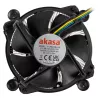 Akasa AK-CC6606BP01 Dissipatore CPU Low Profile - Socket LGA 1700, alto 63,2 mm, ventola 92 mm, nero