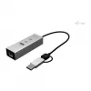 I-TEC Hub in metallo USB-C/USB-A 3 - 2x USB-C 3.2 Gen 1, 1x USB-A 3.2 Gen 1, LAN 2.5G, Space Gray