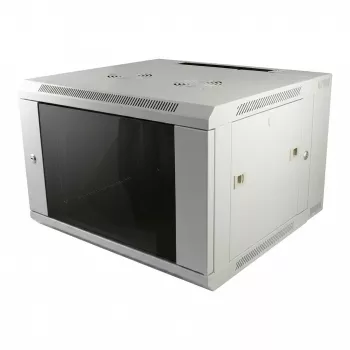 ALLNET Serie SMA Case da parete 19 pollici 6U 450mm profondità grigio chiaro Flat Pack