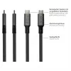 GoodConnections Cavo USB-C 4.0 (ST-ST) 1m intrecciato 100W 8K 30Hz antracite