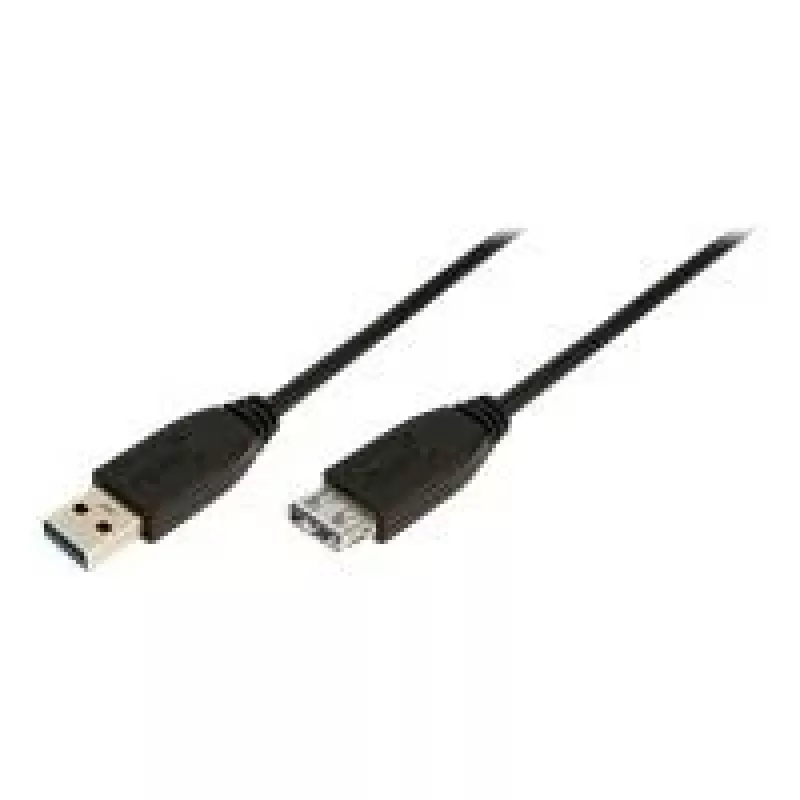 LogiLink cavo di prolunga USB 3.0 - connettore maschio USB Type-A su connettore femmina USB Type-A - 1 m - nero