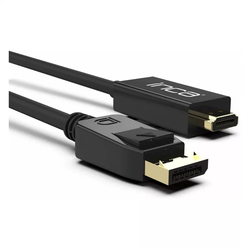 INCA cavo DisplayPort to HDMI 1,8 m 10,2 Gbit/s nero