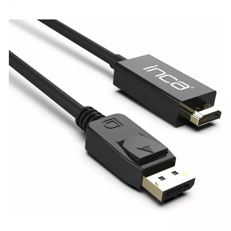 INCA cavo DisplayPort to HDMI 1,8 m 10,2 Gbit/s nero