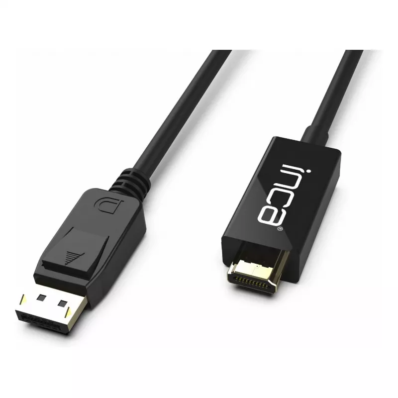 INCA cavo DisplayPort to HDMI 1,8 m 10,2 Gbit/s nero