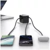 USAMS adattatore da viaggio CC308 17W 4in1 US/AU/EU/UK nero