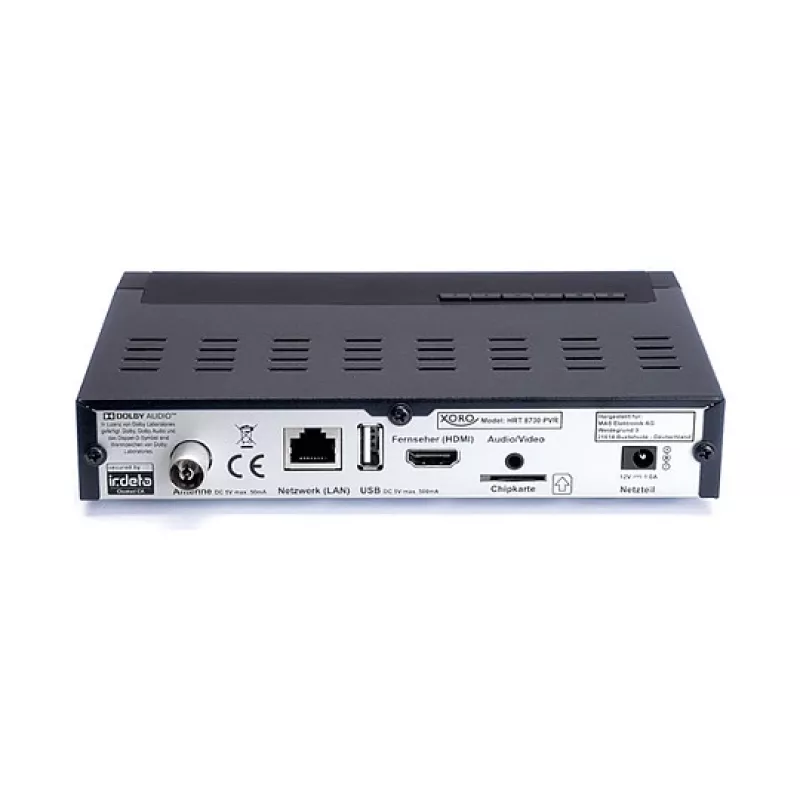 Xoro HRT 8730 ricevitore DVB-T/T2 Full HD, nero