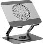 UNITEK OT1098AGY Base di raffreddamento regolabile per laptop con 2 ventole, 8
