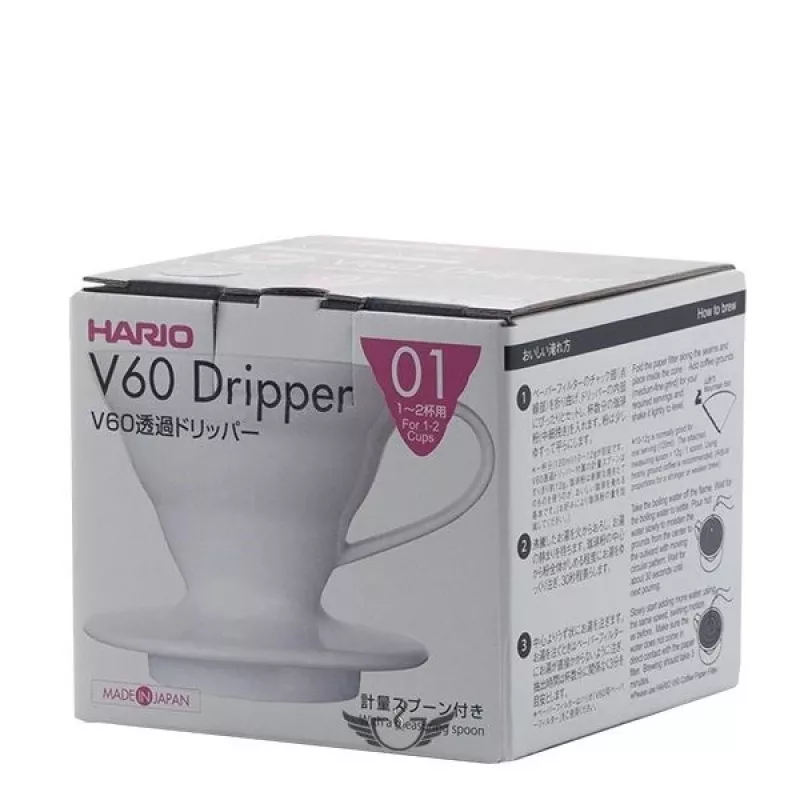 Hario Dripper in ceramica V60-01 bianco