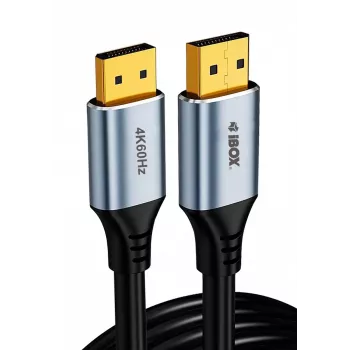 IBOX Cavo DisplayPort 4K60Hz 2m nero