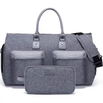 EXTRALINK Black Forest KM05 Borsa da viaggio 51x20x33 cm pieghevole + necessaire