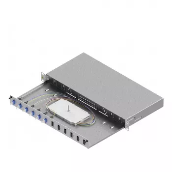 ZVK Easylan LSB1A225 Cassetto di giunzione in fibra ottica Basic 1U 6x LC-Duplex OS2