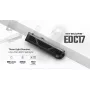 Nitecore EDC17 Torcia 1500 lumen USB-C ricaricabile con puntatore laser Class 1