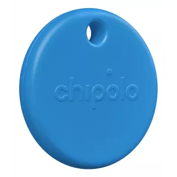 Chipolo POP tracker Bluetooth con batteria sostituibile per iOS e Android, blu
