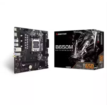 BIOSTAR B650MS2-E scheda madre, AMD AM5, DDR5, Micro ATX